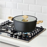 IKEA HUSKNUT Pot With Lid, Black 5 L